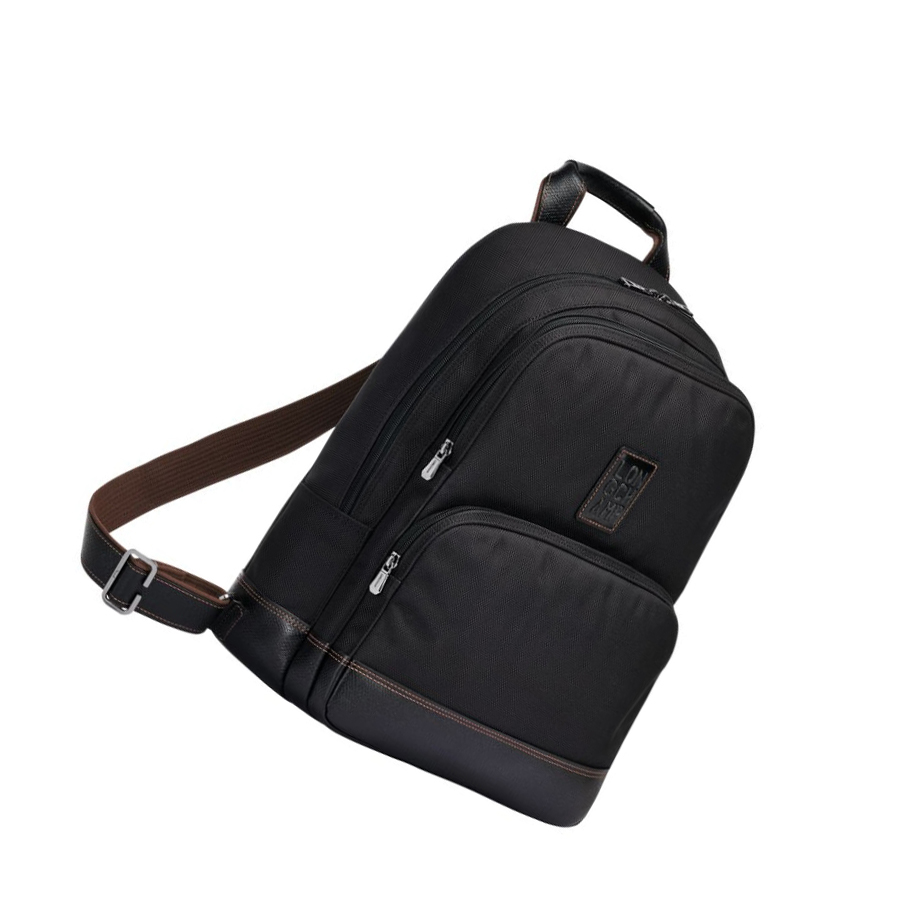 Mochilas Longchamp Boxford Hombre Negras | ES-NEJK980
