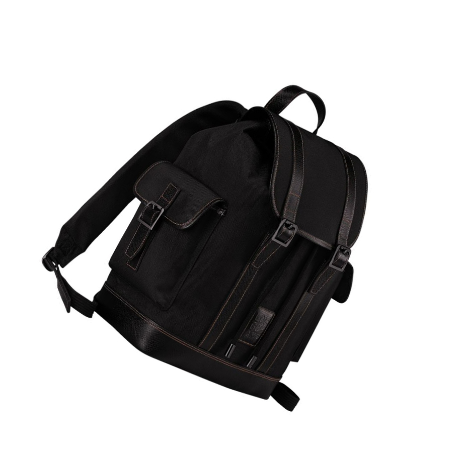 Mochilas Longchamp Boxford Hombre Negras | ES-NIHP469