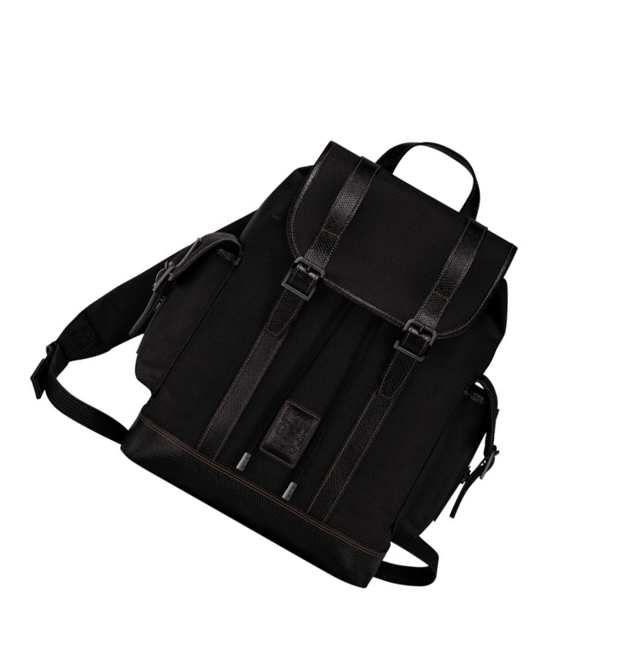Mochilas Longchamp Boxford Hombre Negras | ES-NIHP469