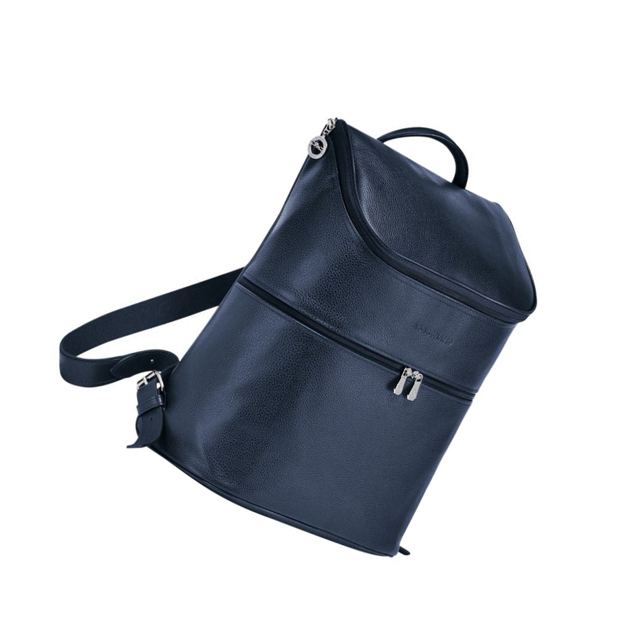 Mochilas Longchamp Le Foulonné Hombre Azul Marino | ES-XMKV475