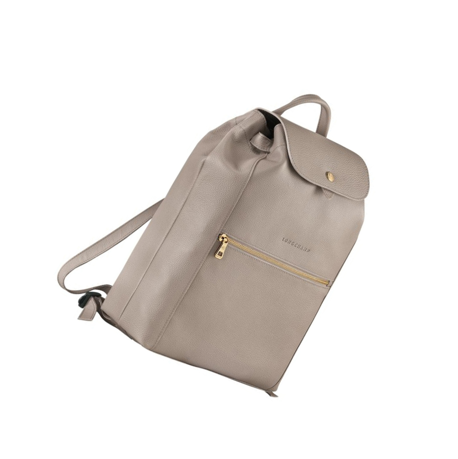Mochilas Longchamp Le Foulonné Mujer Gris | ES-CQAT943