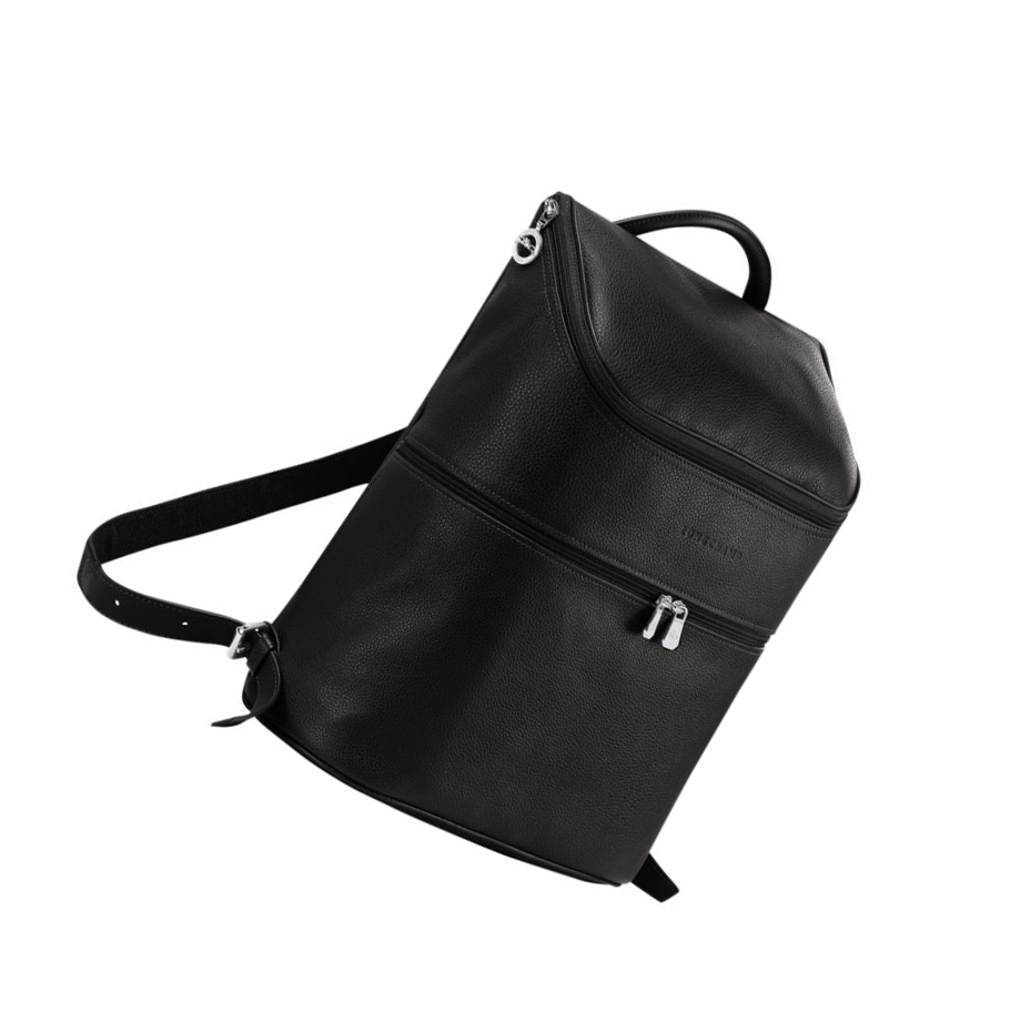 Mochilas Longchamp Le Foulonné Mujer Negras | ES-BRDG180