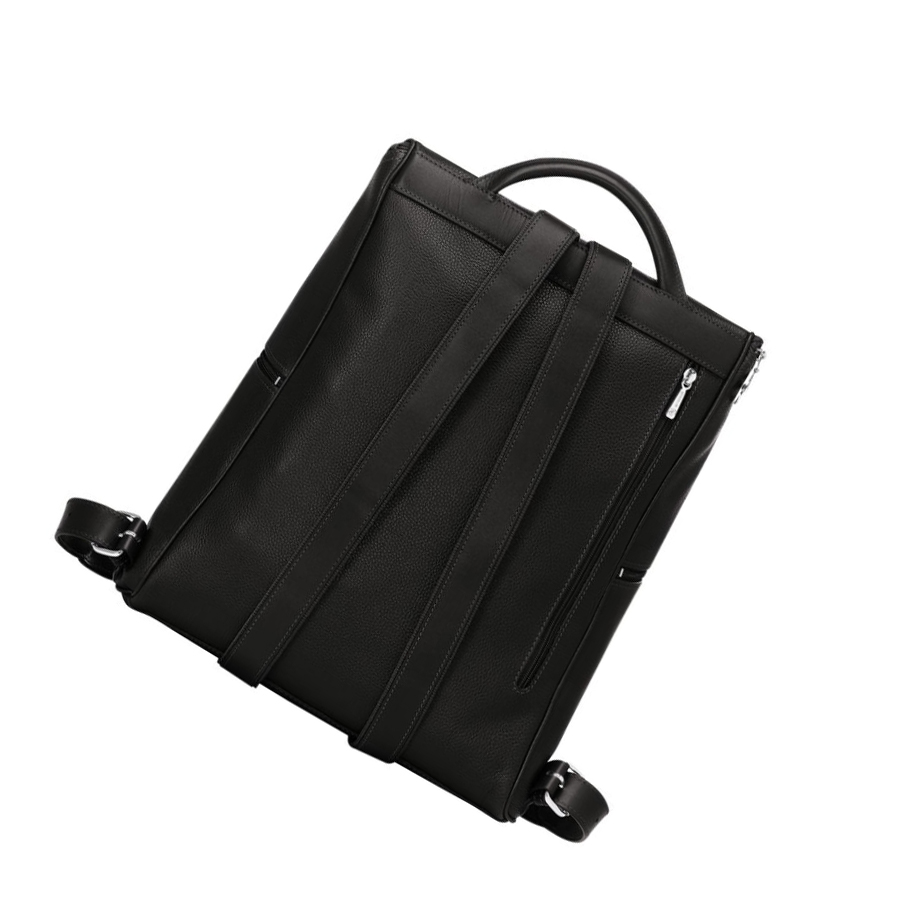 Mochilas Longchamp Le Foulonné Mujer Negras | ES-BRDG180