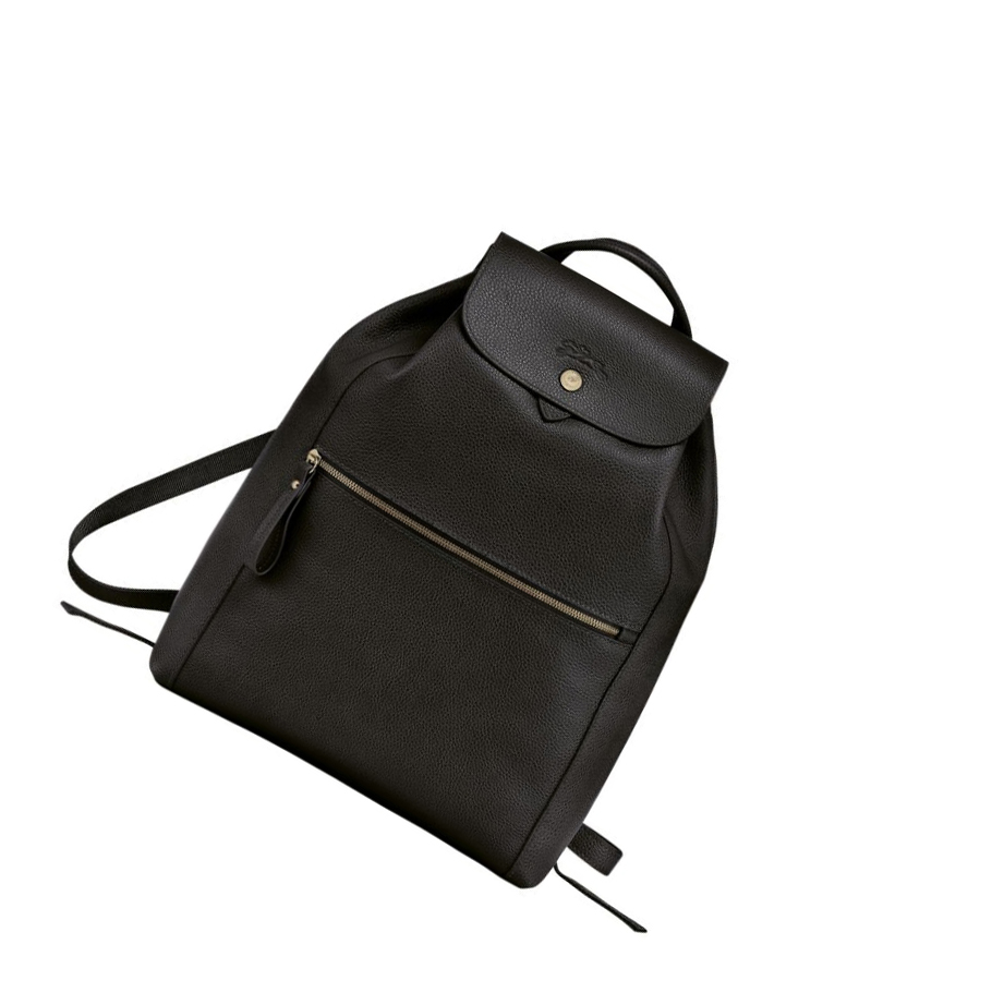 Mochilas Longchamp Le Foulonné Mujer Negras | ES-COSI037
