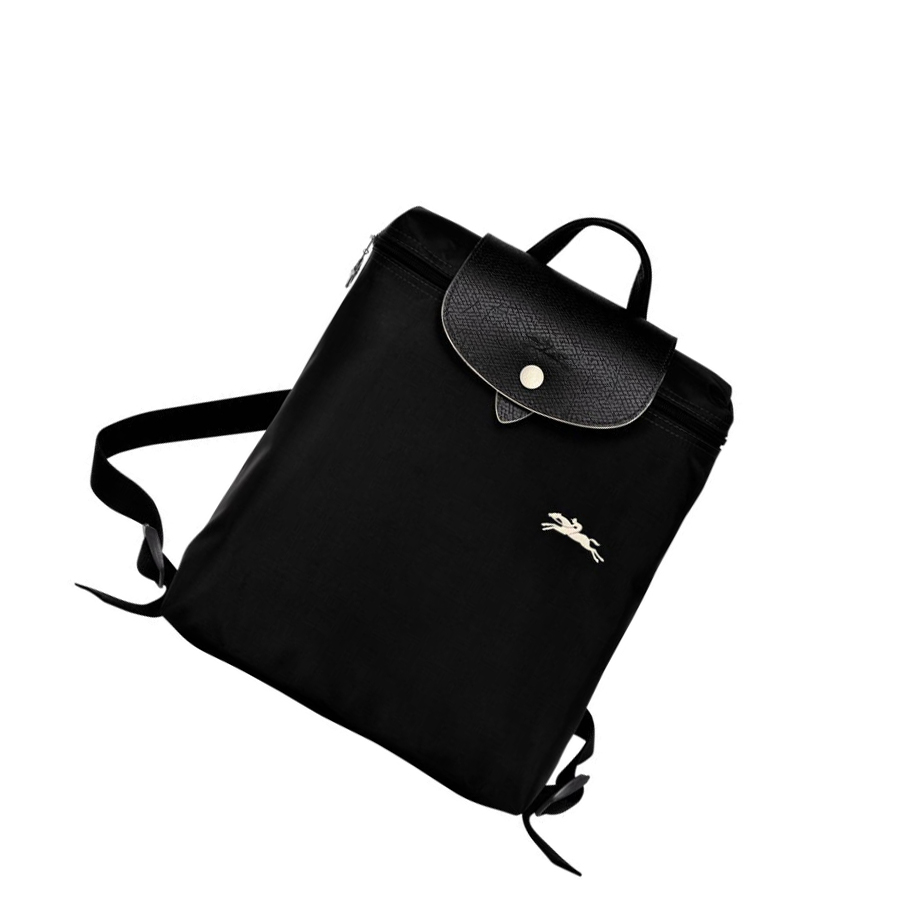 Mochilas Longchamp Le Pliage Club Mujer Negras | ES-DRHA641