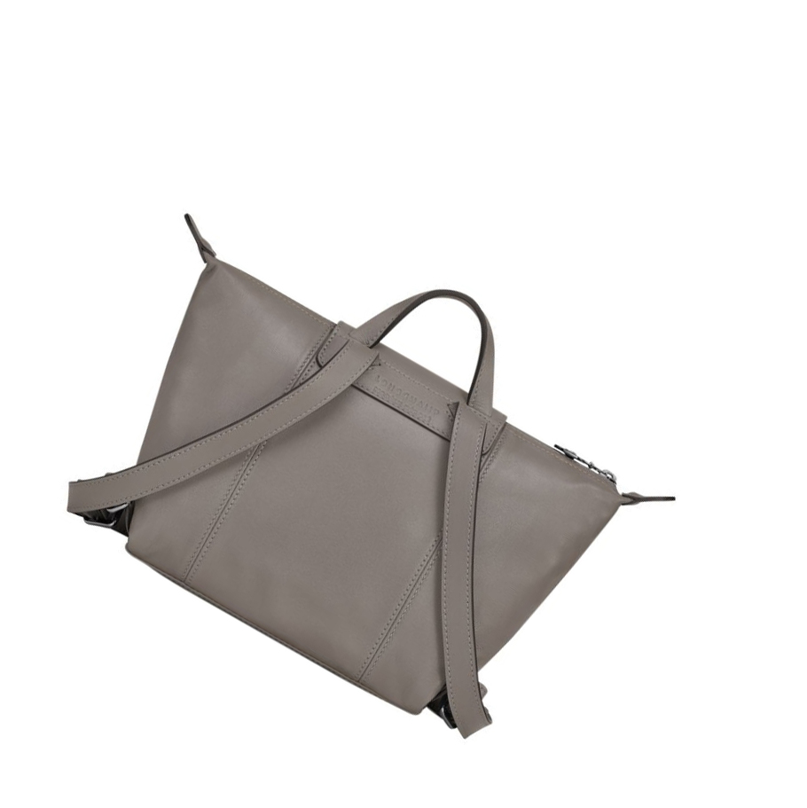 Mochilas Longchamp Le Pliage Cuir Mujer Gris | ES-VRIT349