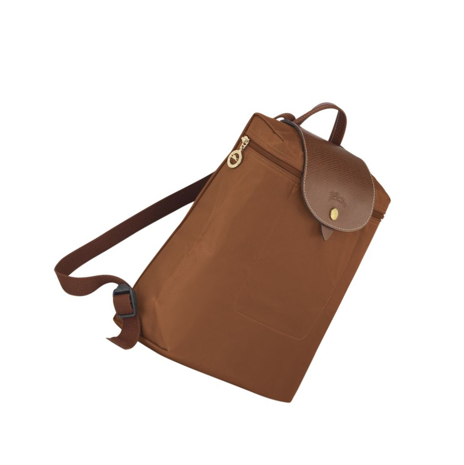 Mochilas Longchamp Le Pliage Original Mujer Marrones | ES-GOIA795