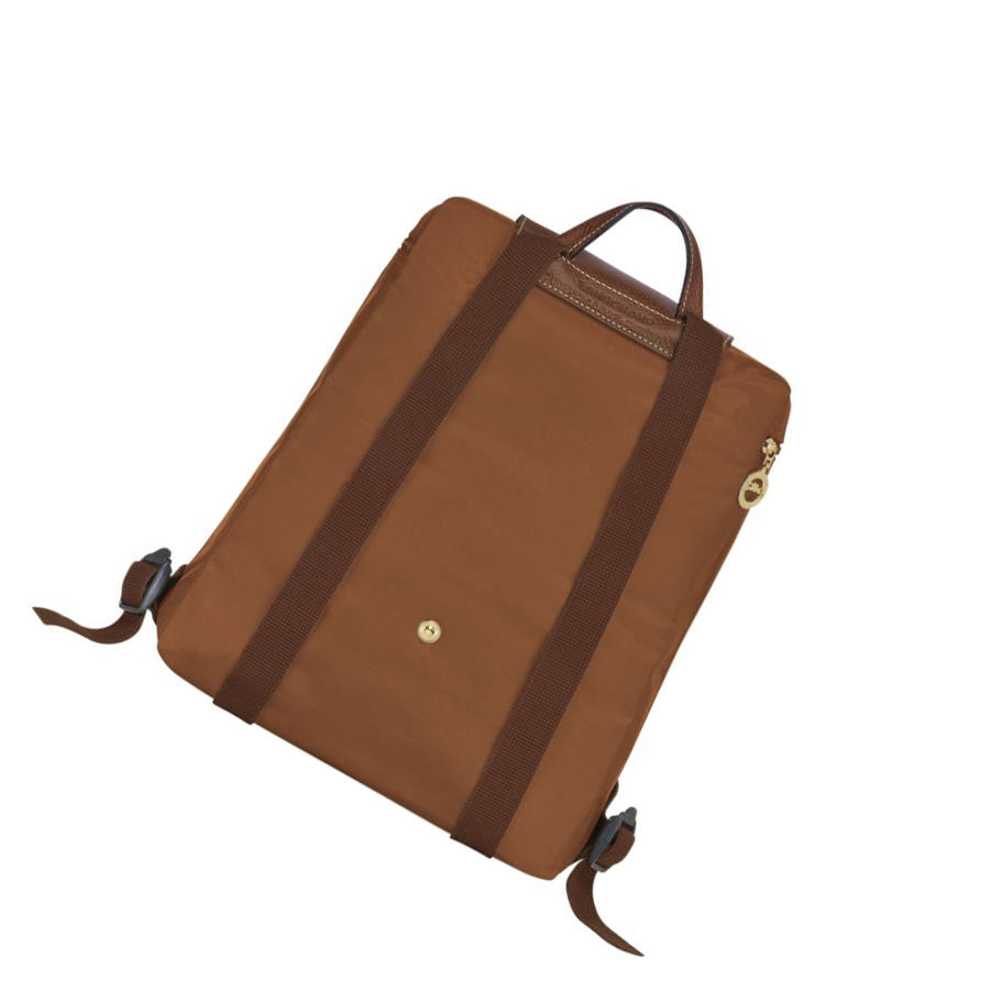 Mochilas Longchamp Le Pliage Original Mujer Marrones | ES-GOIA795