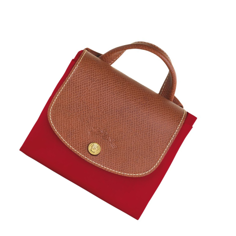 Mochilas Longchamp Le Pliage Original Mujer Rojas | ES-OCQH374
