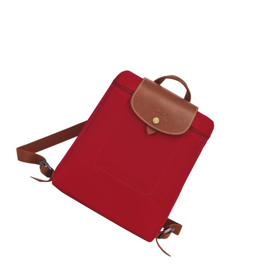 Mochilas Longchamp Le Pliage Original Mujer Rojas | ES-OCQH374