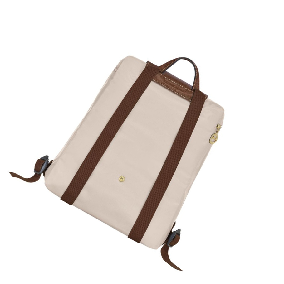 Mochilas Longchamp Le Pliage Original Mujer Beige | ES-QDYJ762