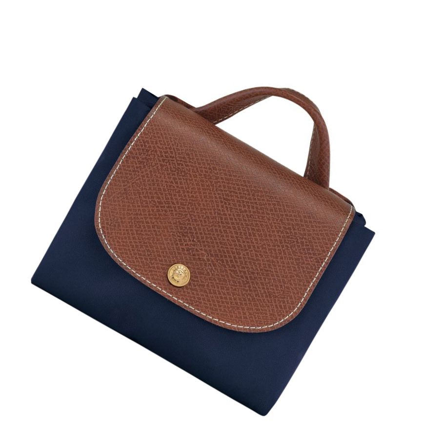 Mochilas Longchamp Le Pliage Original Mujer Azul Marino | ES-YUKS204