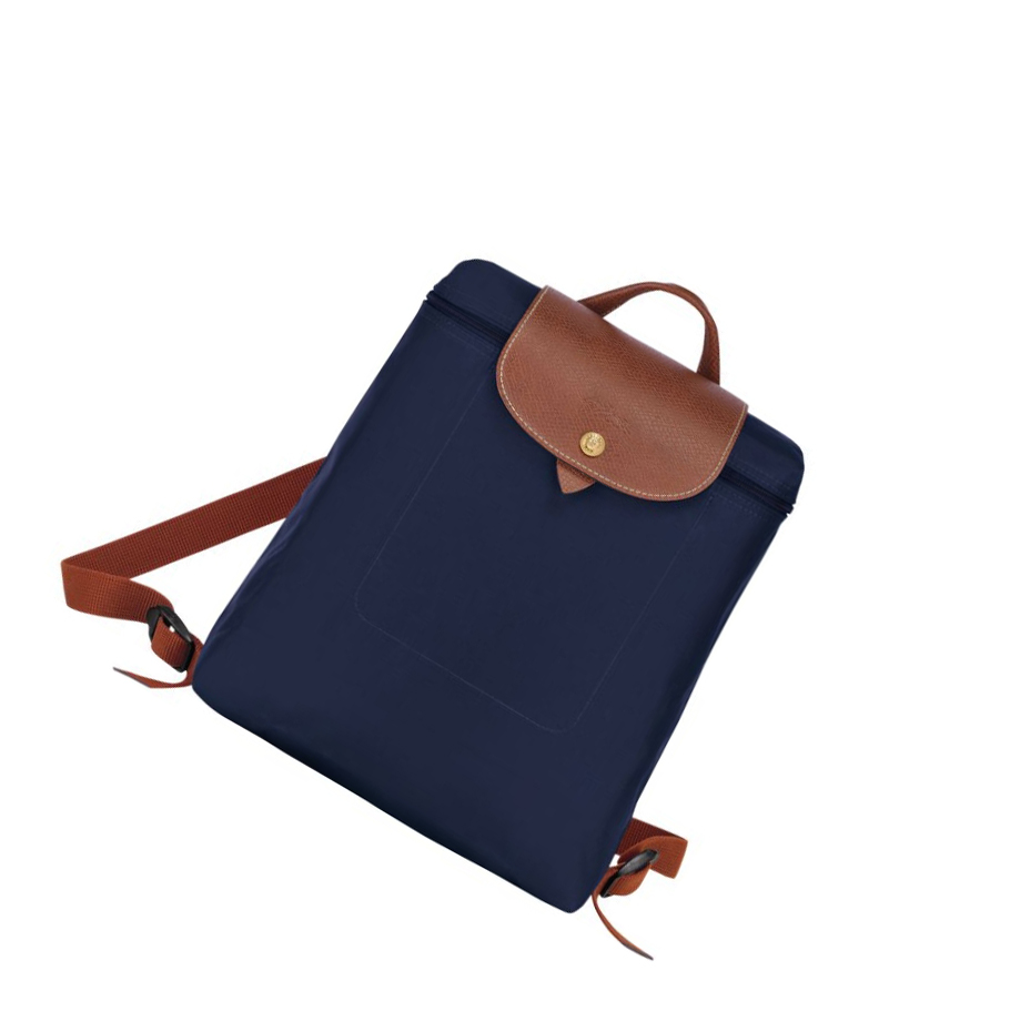 Mochilas Longchamp Le Pliage Original Mujer Azul Marino | ES-YUKS204