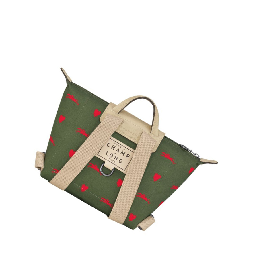 Mochilas Longchamp X Eu Mujer Verde Oliva | ES-LDBU197