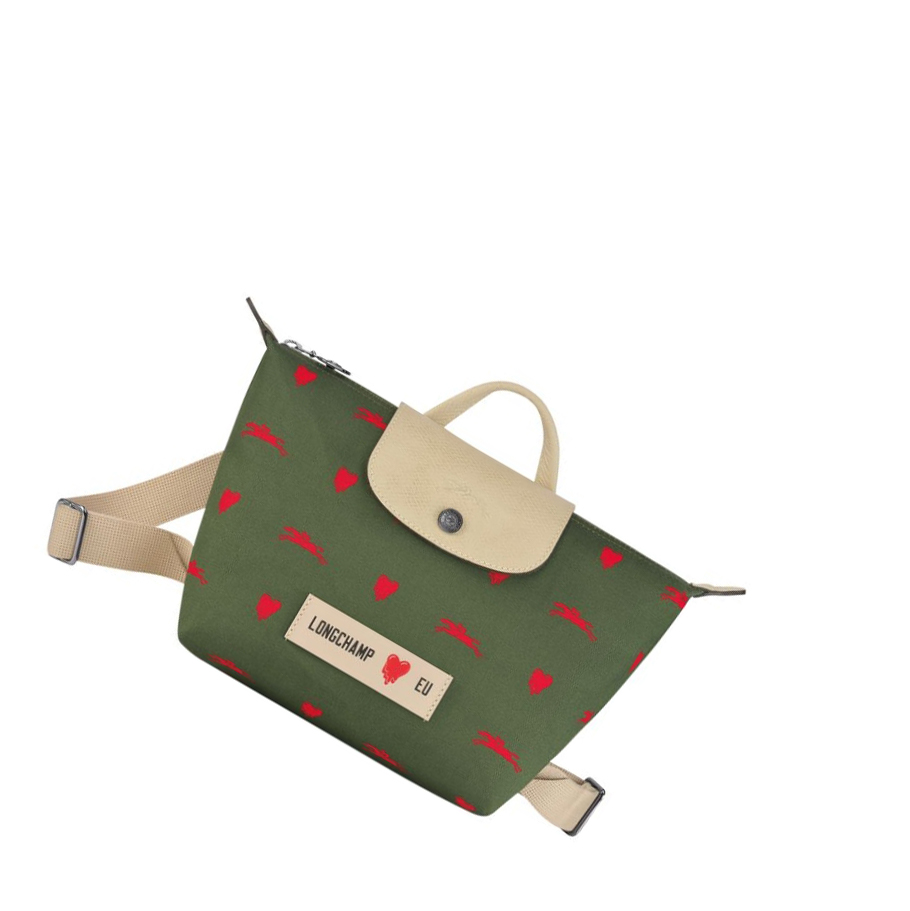 Mochilas Longchamp X Eu Mujer Verde Oliva | ES-LDBU197