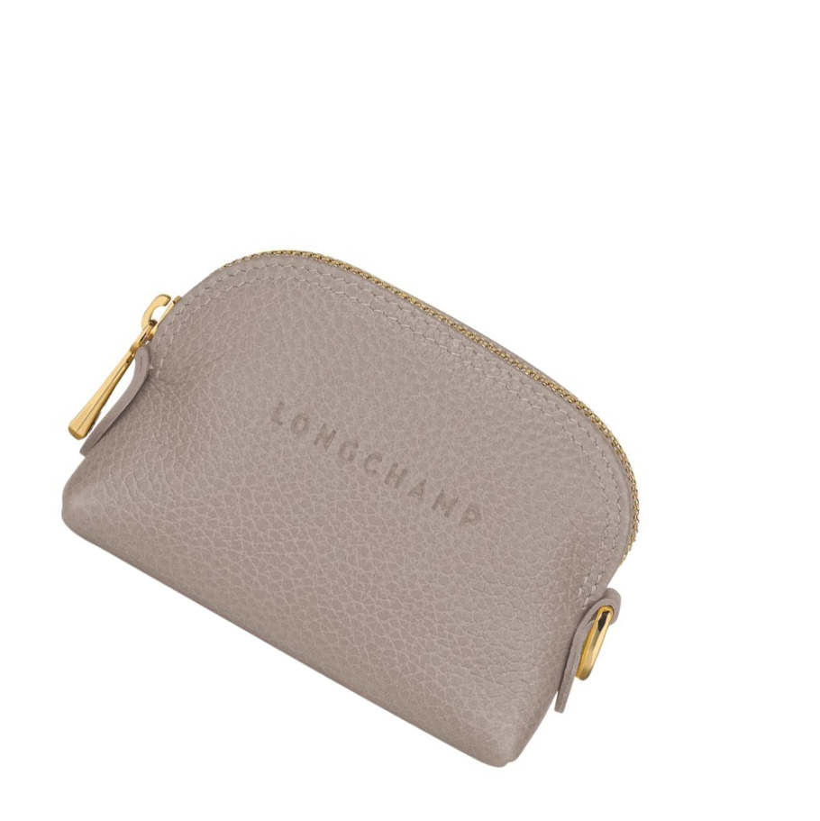 Monederos Longchamp Le Foulonné Mujer Gris | ES-KYOH312