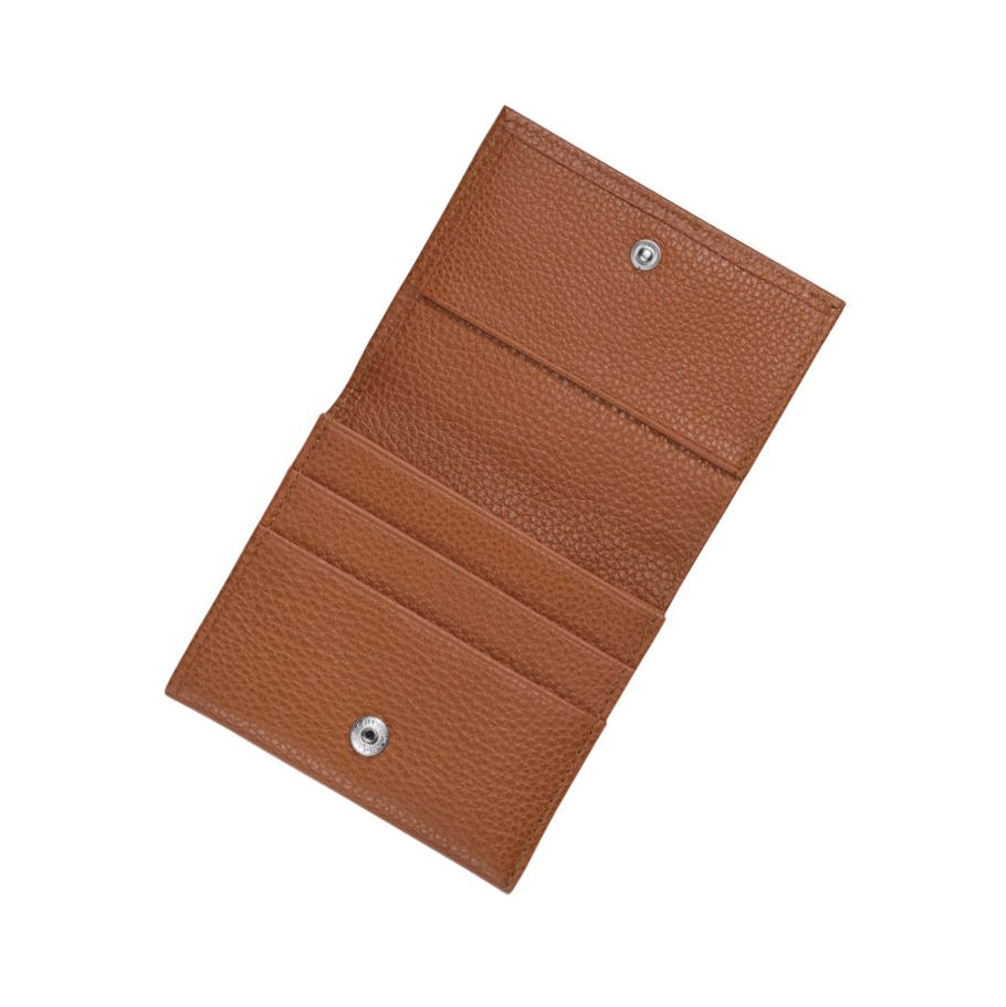 Monederos Longchamp Le Foulonné Mujer Marrones | ES-TGWS731