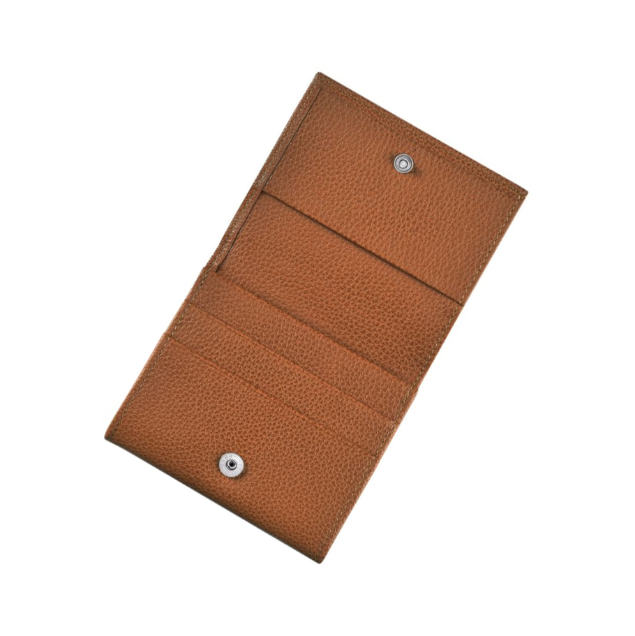 Monederos Longchamp Le Foulonné Mujer Marrones | ES-TGWS731