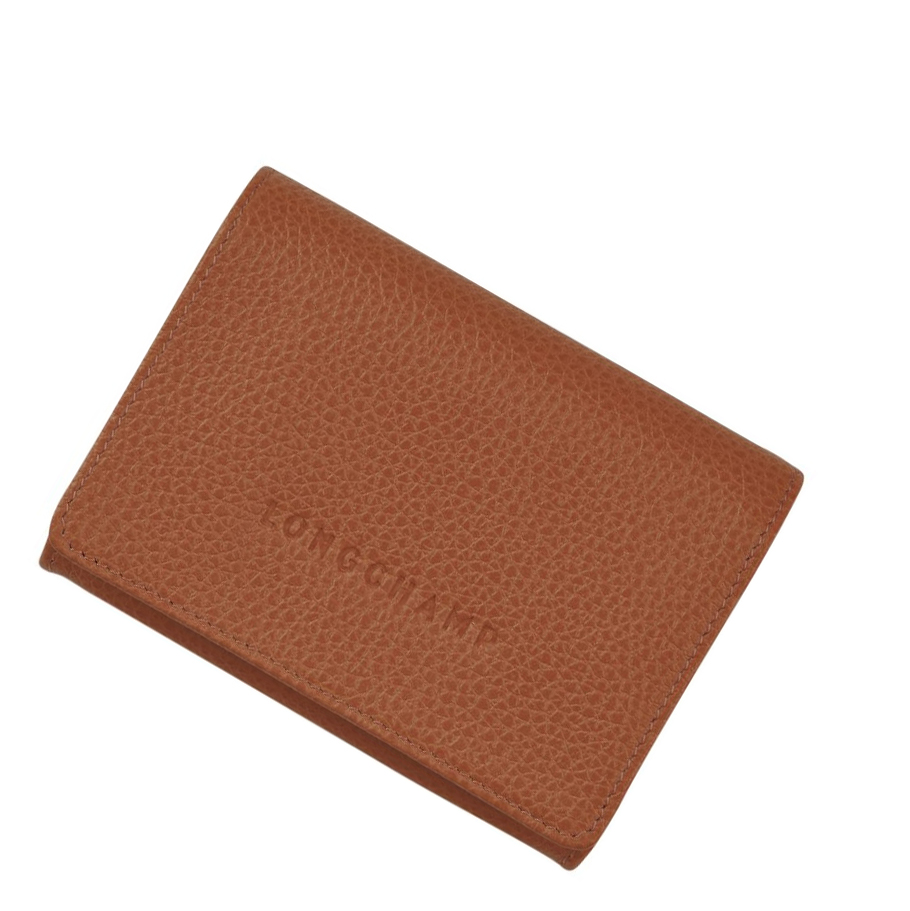 Monederos Longchamp Le Foulonné Mujer Marrones | ES-UZSC615