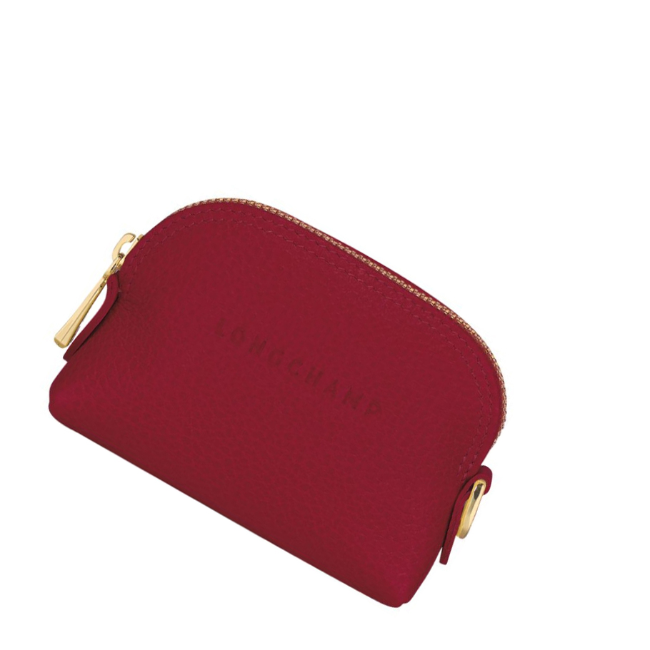 Monederos Longchamp Le Foulonné Mujer Rojas | ES-EFNG913