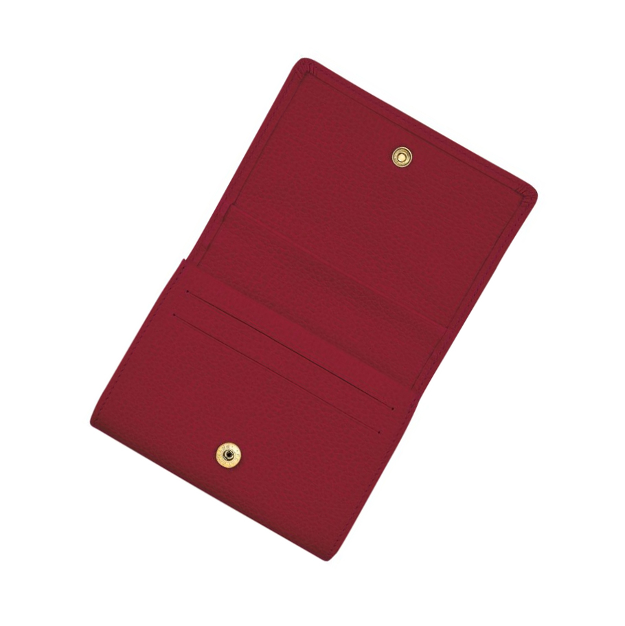 Monederos Longchamp Le Foulonné Mujer Rojas | ES-FWRZ840