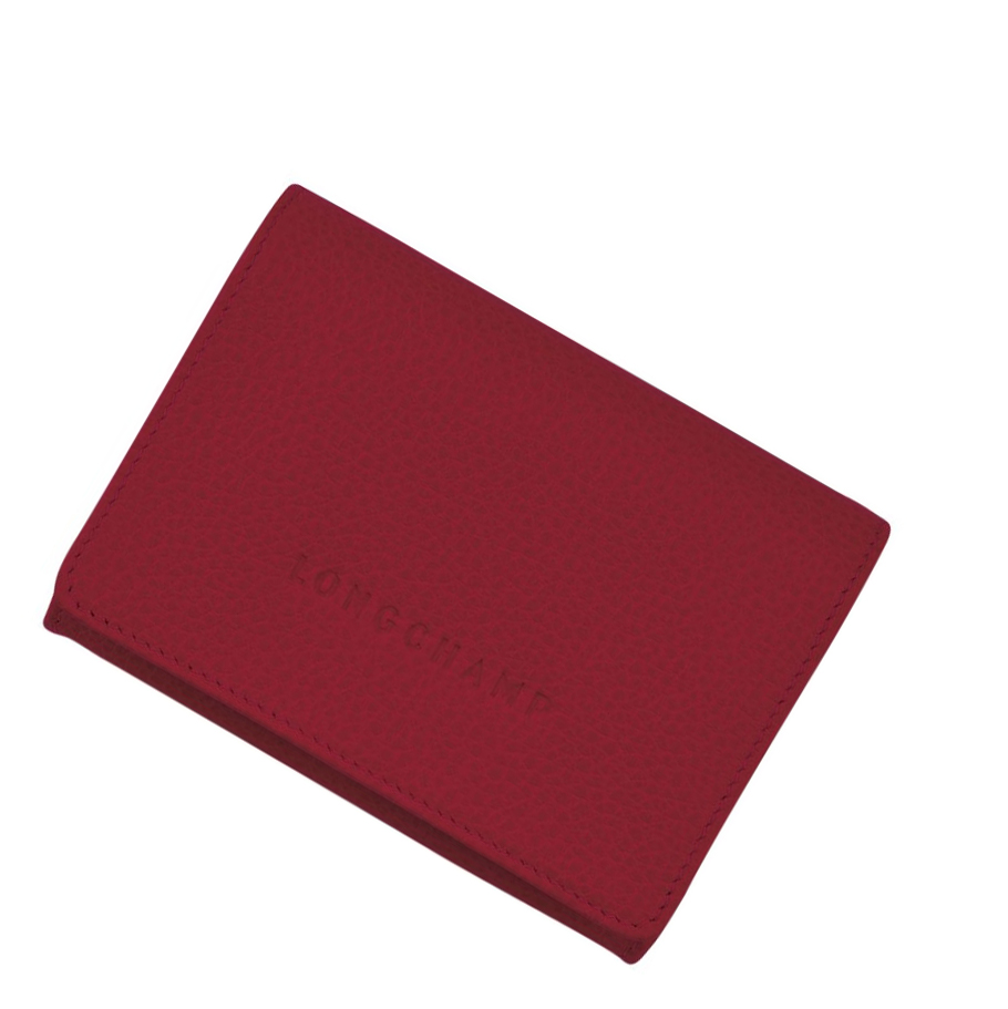 Monederos Longchamp Le Foulonné Mujer Rojas | ES-FWRZ840