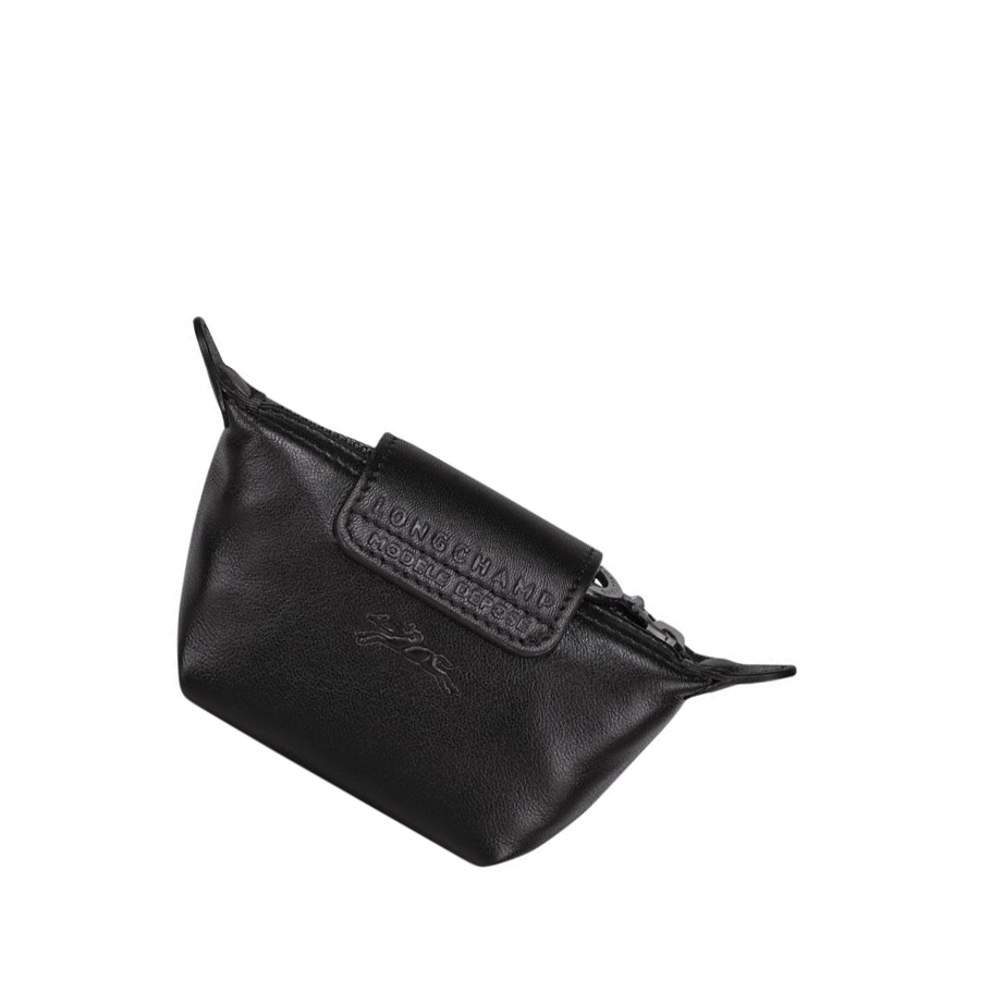 Monederos Longchamp Le Pliage Cuir Mujer Negras | ES-OCUP382