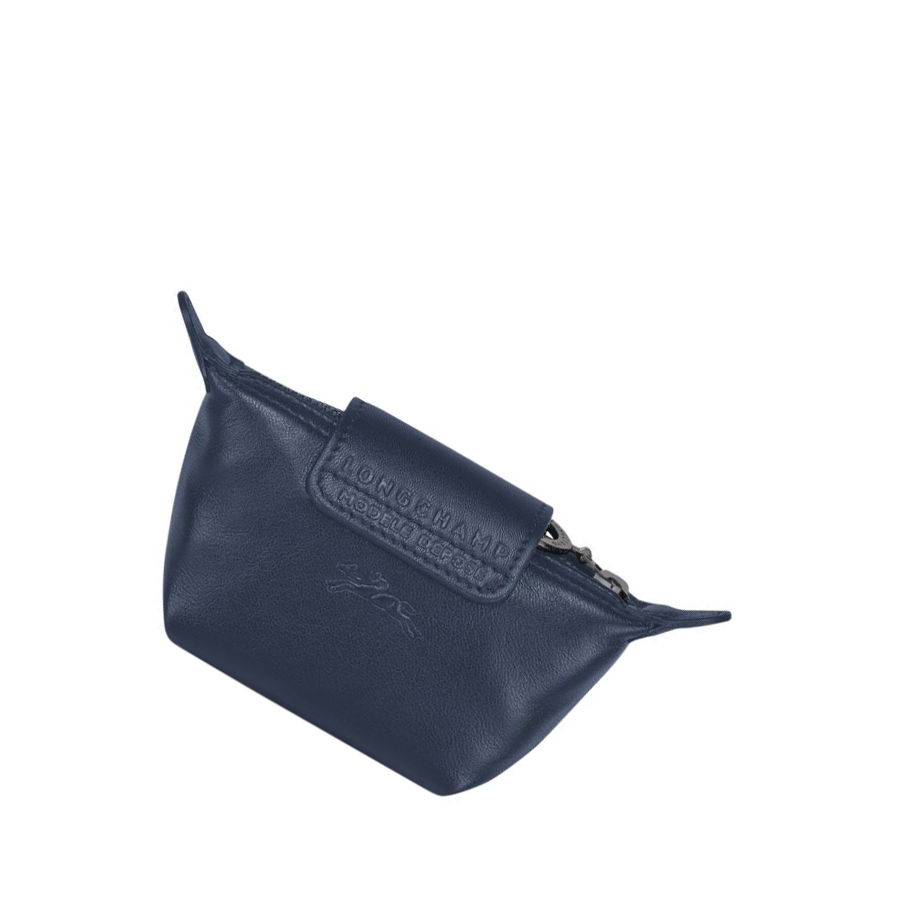Monederos Longchamp Le Pliage Cuir Mujer Azul Marino | ES-QSIC015