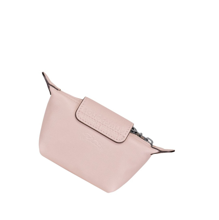 Monederos Longchamp Le Pliage Cuir Mujer Rosas | ES-RSVB157