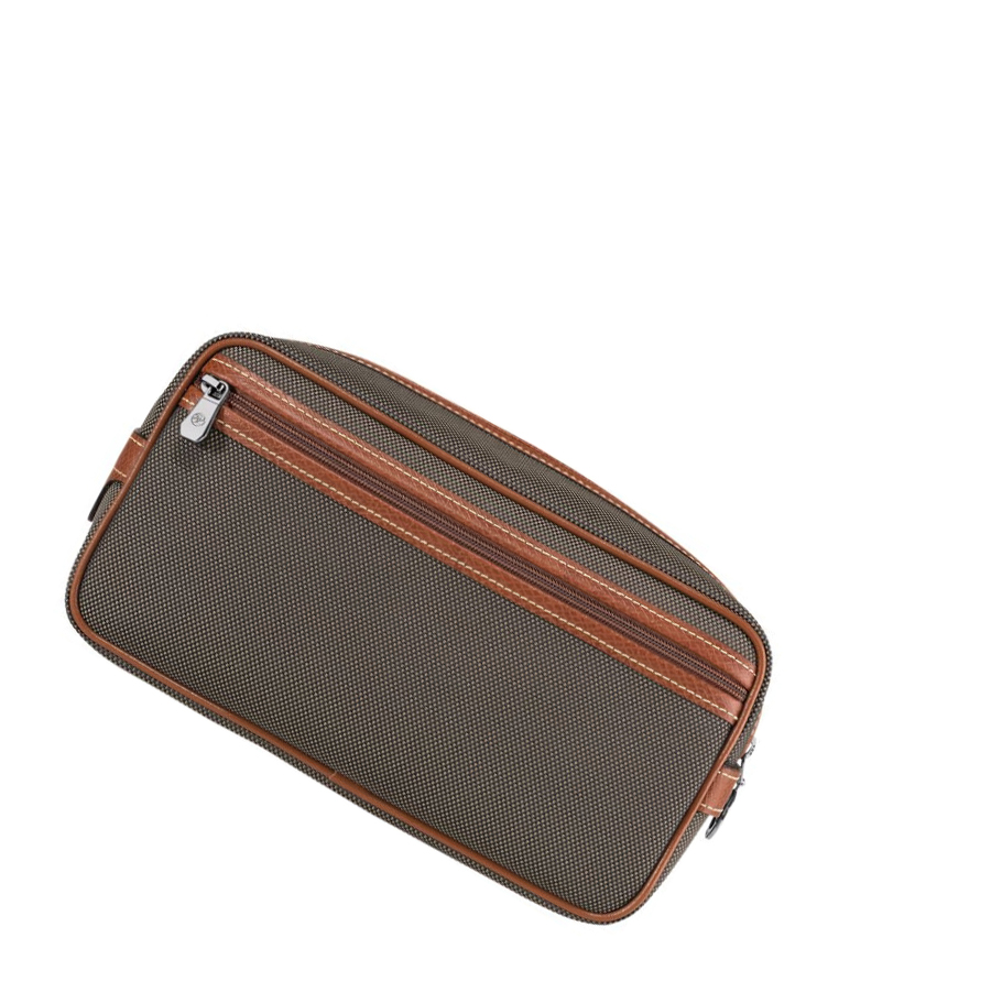 Neceser De Baño Longchamp Boxford Mujer Marrones | ES-NIRB984