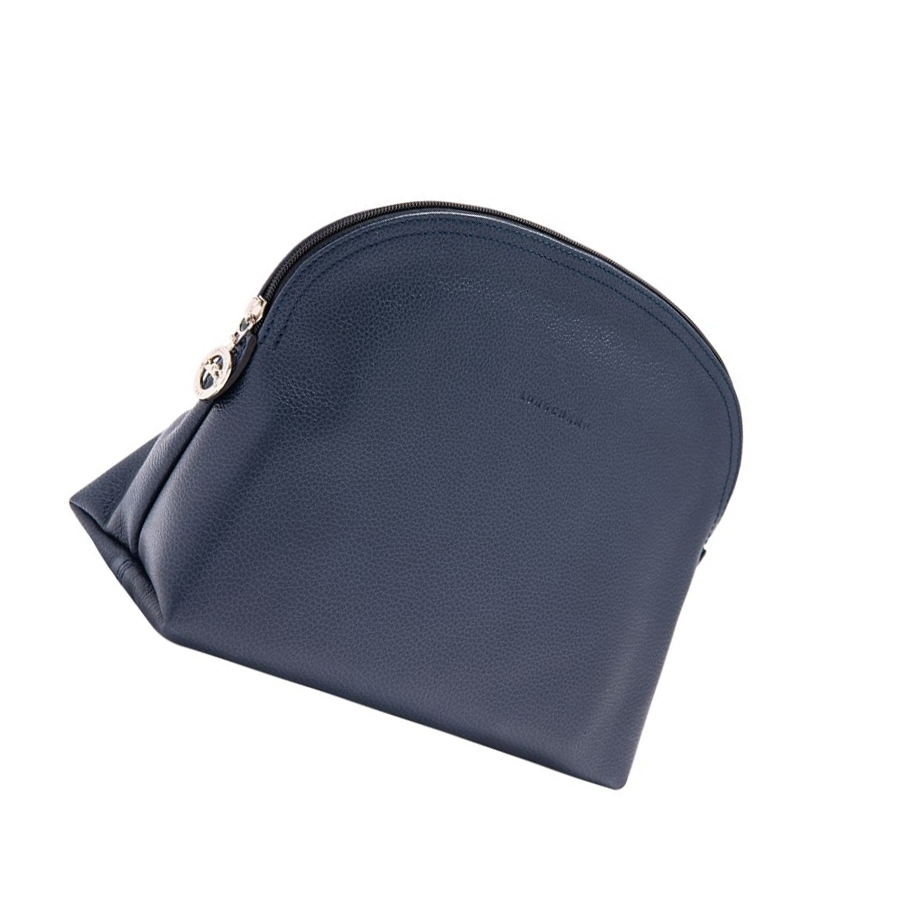 Neceser De Baño Longchamp Le Foulonné Hombre Azul Marino | ES-FINC574