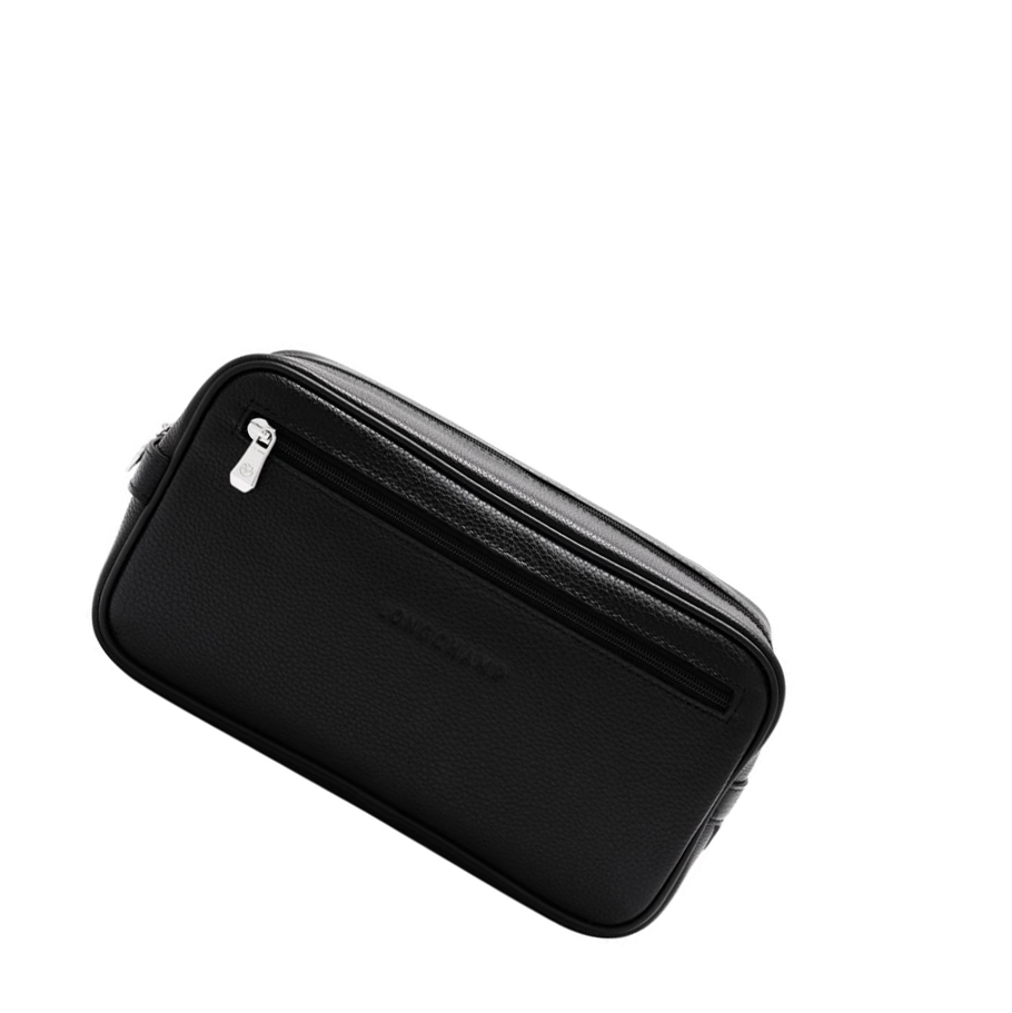 Neceser De Baño Longchamp Le Foulonné Hombre Negras | ES-IXRK057