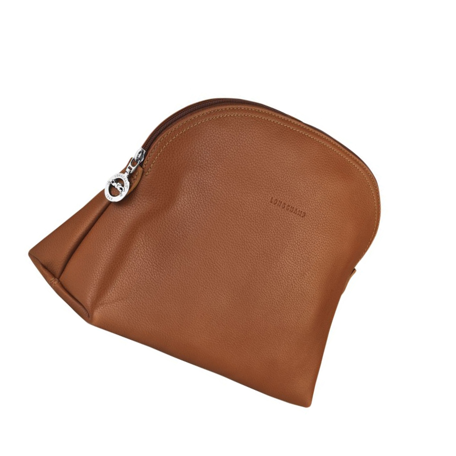 Neceser De Baño Longchamp Le Foulonné Mujer Marrones | ES-EJQA635