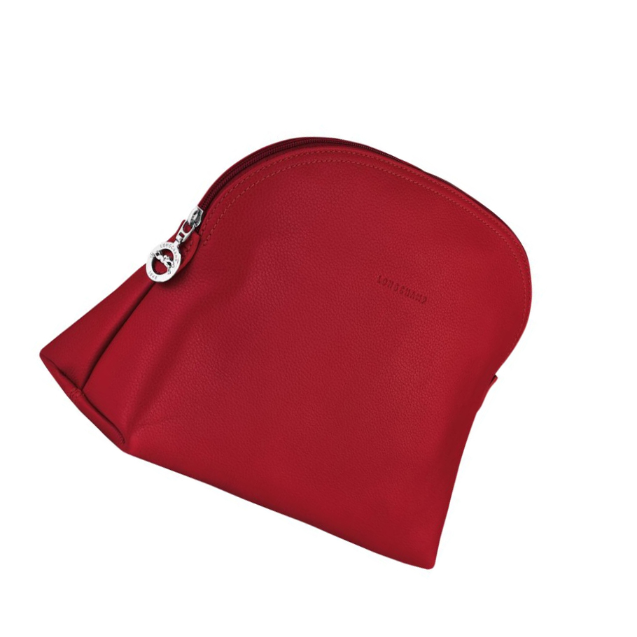 Neceser De Baño Longchamp Le Foulonné Mujer Rojas | ES-NJUC026