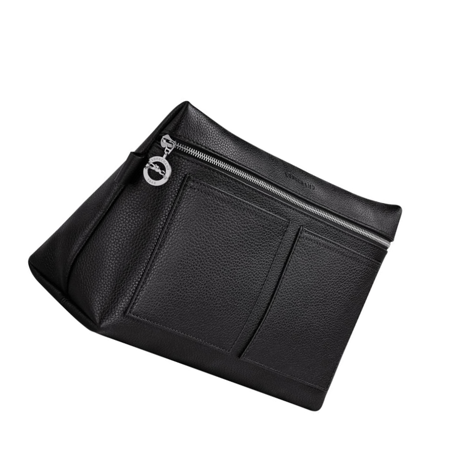 Neceser De Baño Longchamp Le Foulonné Mujer Negras | ES-WIKG067