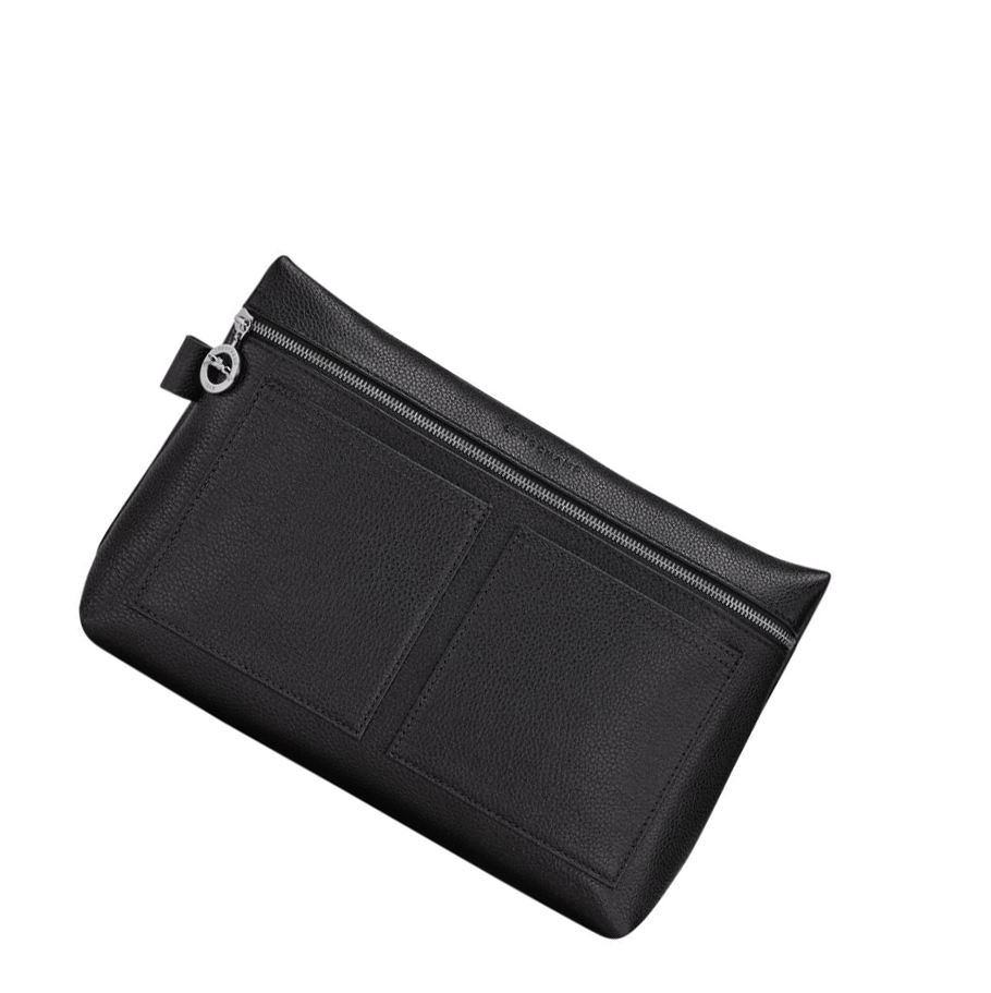 Neceser De Baño Longchamp Le Foulonné Mujer Negras | ES-WIKG067