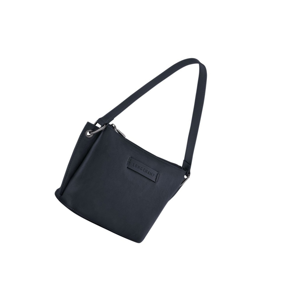 Riñonera Longchamp 3D Mujer Azules | ES-MXJI291