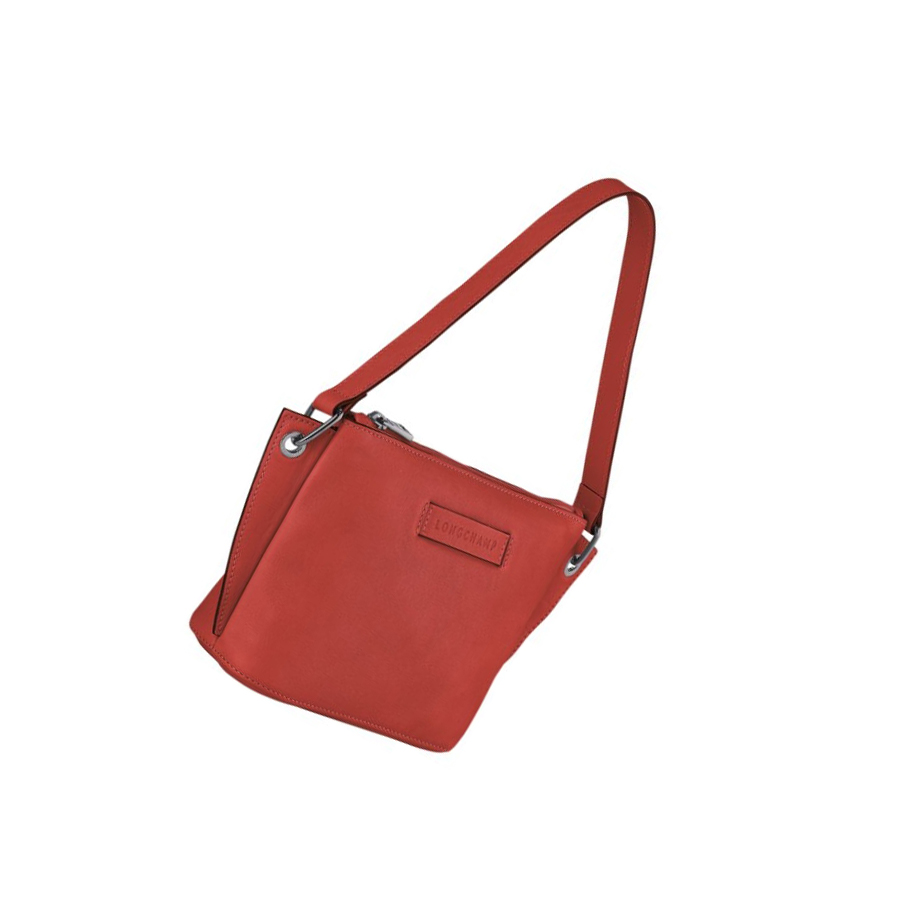 Riñonera Longchamp 3D Mujer Rojas | ES-AGRB892