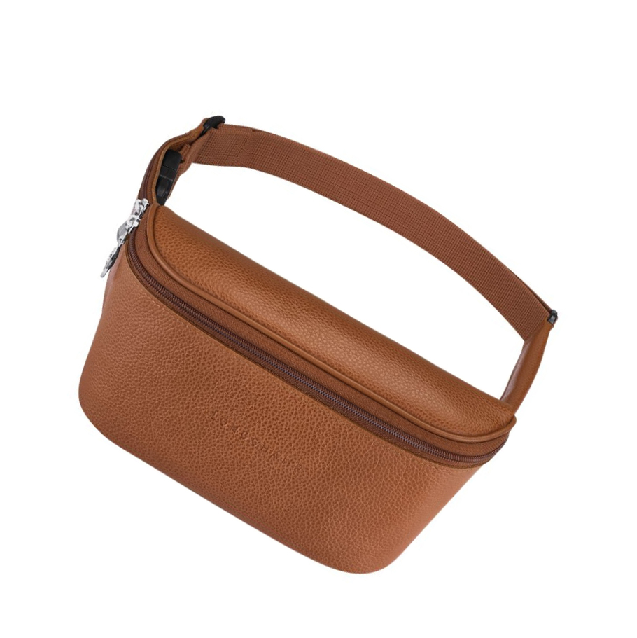 Riñonera Longchamp Le Foulonné Hombre Marrones | ES-NOHE605