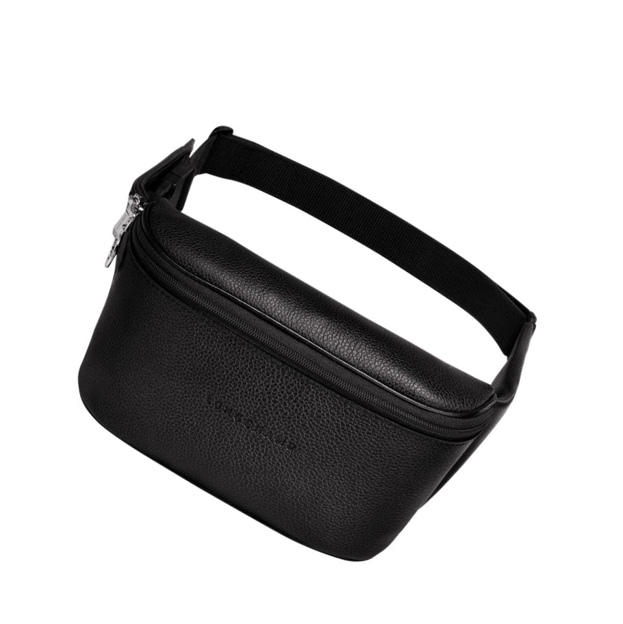 Riñonera Longchamp Le Foulonné Hombre Negras | ES-ELDK802