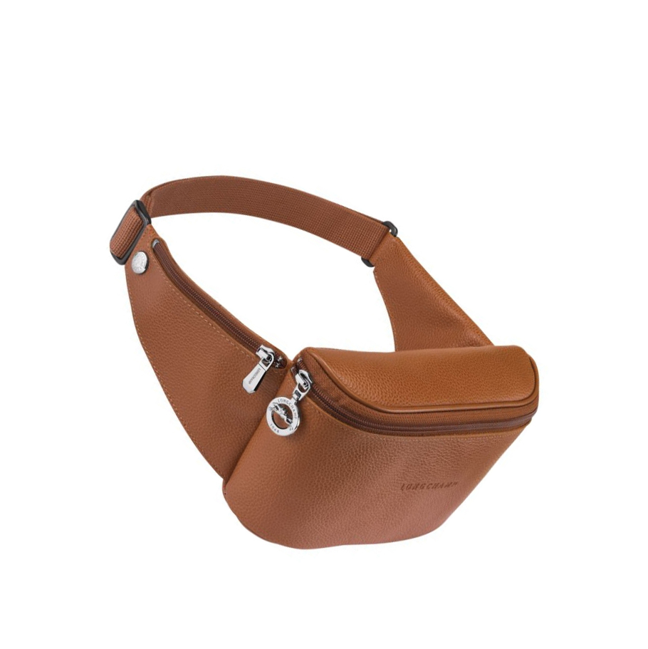 Riñonera Longchamp Le Foulonné Mujer Marrones | ES-TNLM418