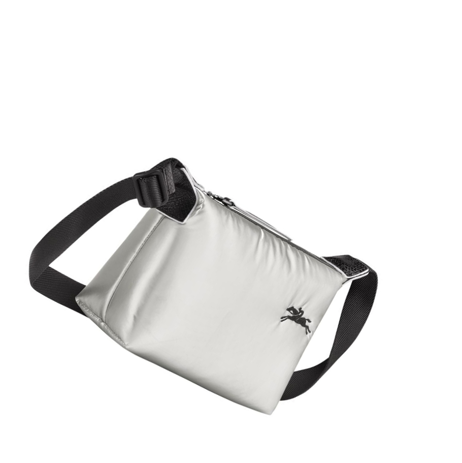 Riñonera Longchamp Le Pliage Alpin Mujer Plateadas | ES-VTZE984