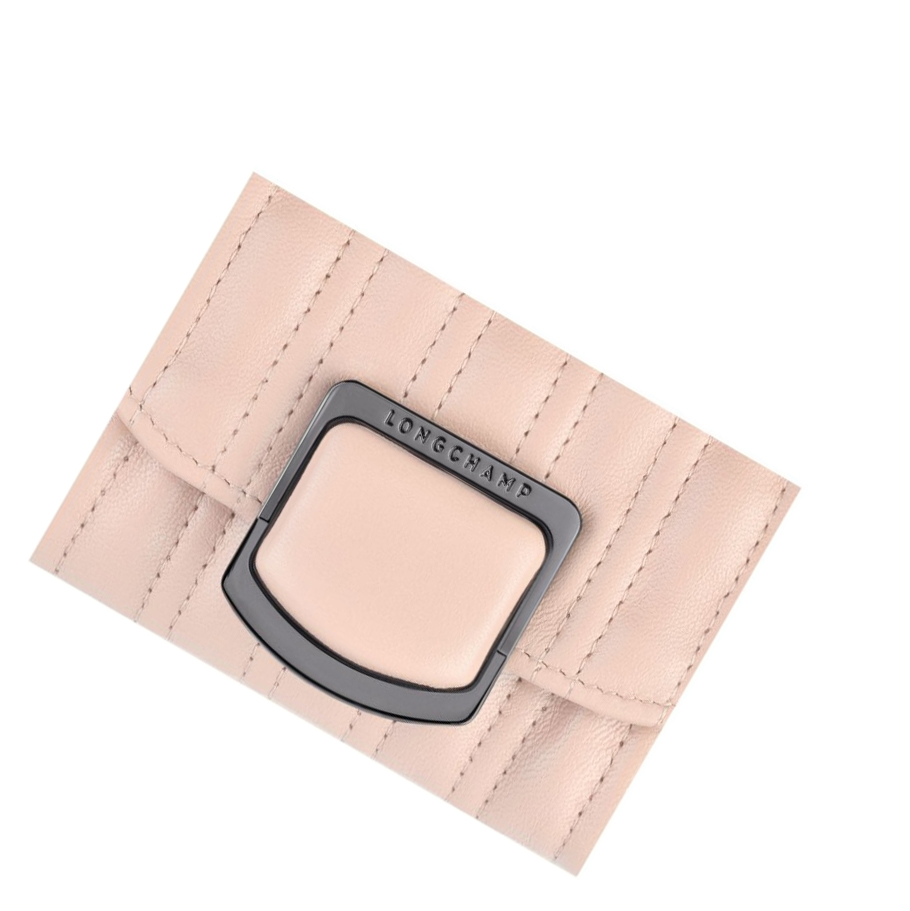 Tarjeteros Longchamp Brioche Mujer Rosas Claro | ES-JCKV423