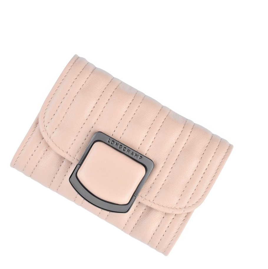 Tarjeteros Longchamp Brioche Mujer Rosas Claro | ES-JCKV423