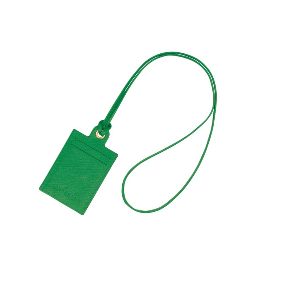 Tarjeteros Longchamp Cuir De Russie Hombre Verde | ES-WSMQ398