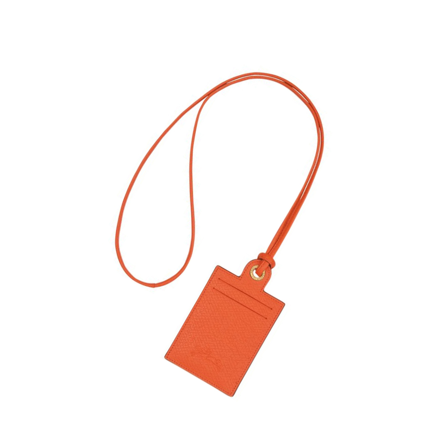 Tarjeteros Longchamp Cuir De Russie Mujer Naranjas | ES-OQCB034