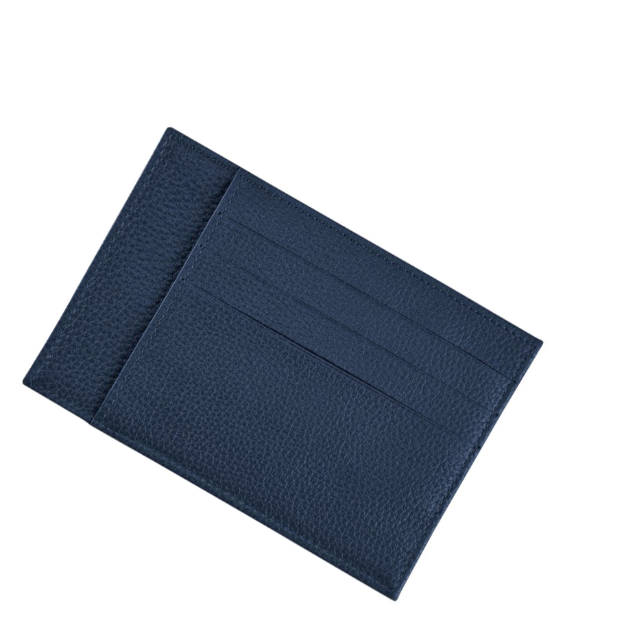Tarjeteros Longchamp Le Foulonné Hombre Azul Marino | ES-KEXH635