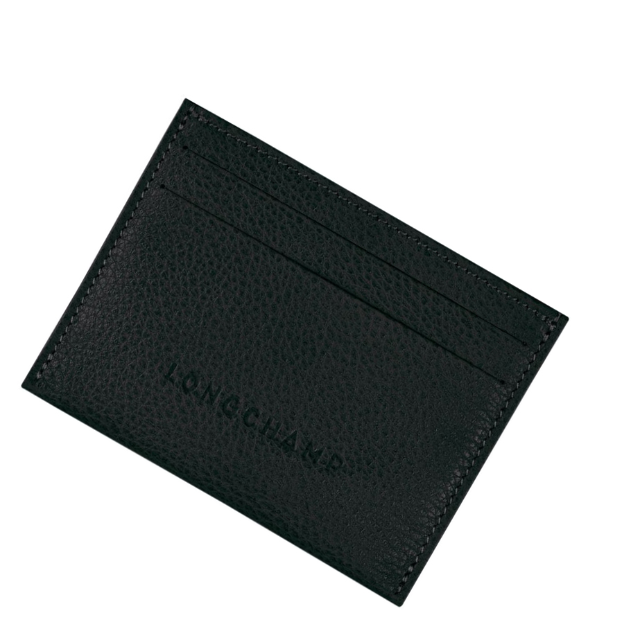 Tarjeteros Longchamp Le Foulonné Hombre Negras | ES-TIEV895