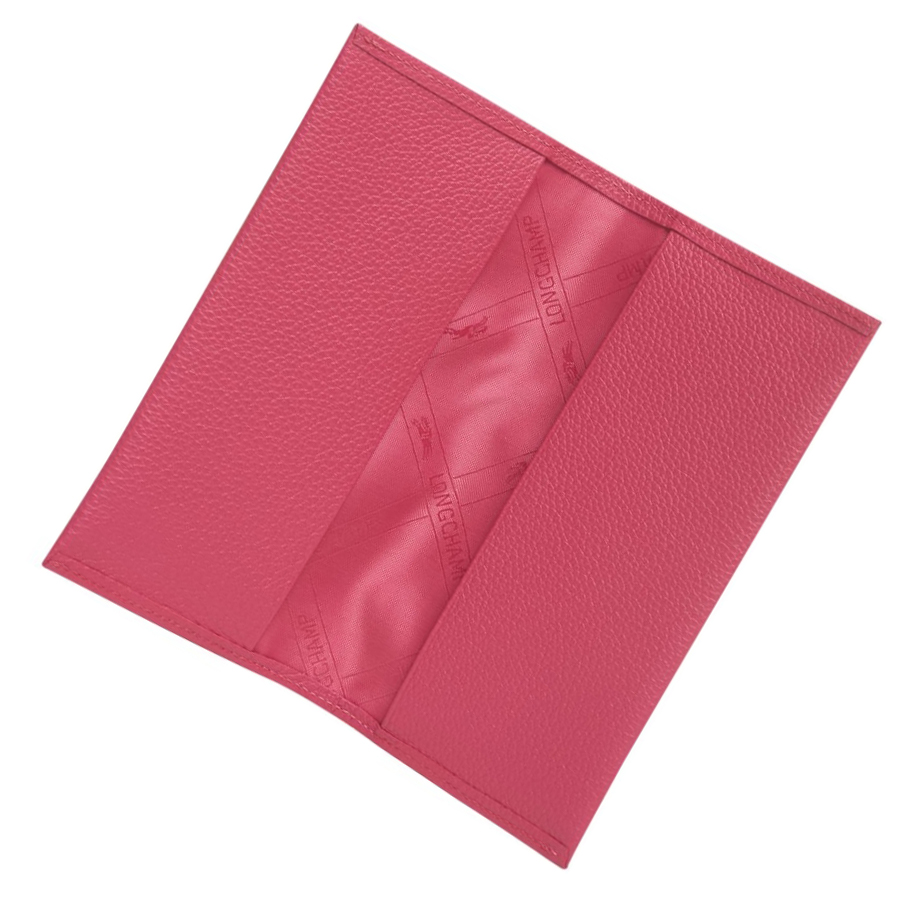 Tarjeteros Longchamp Le Foulonné Hombre Rosas | ES-YHOB485