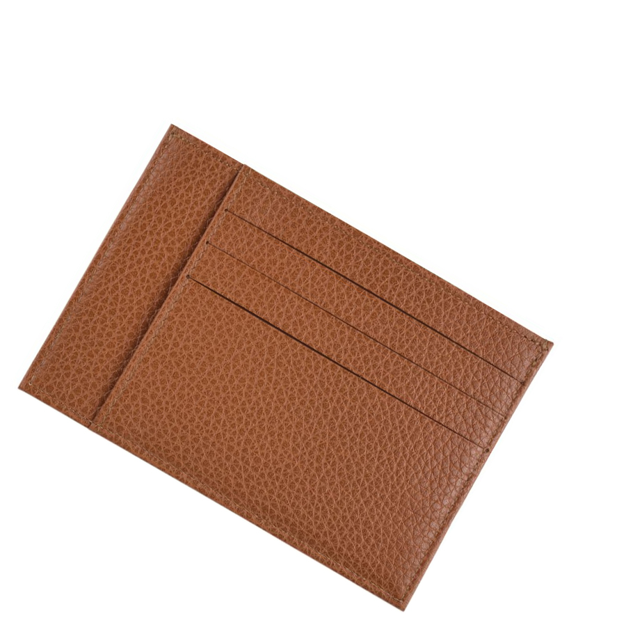 Tarjeteros Longchamp Le Foulonné Mujer Marrones | ES-MSJW170